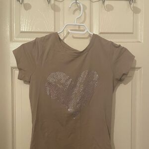 NWT Guess Bling T-Shirt (Tan)